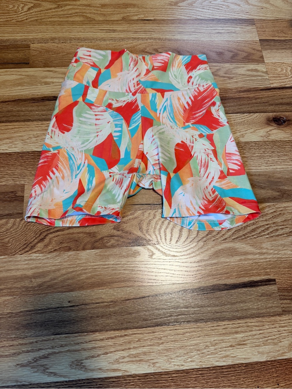 Skatie Multicolor Bike Shorts - S